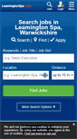Mobile Screenshot of leamington-spa-jobs.co.uk